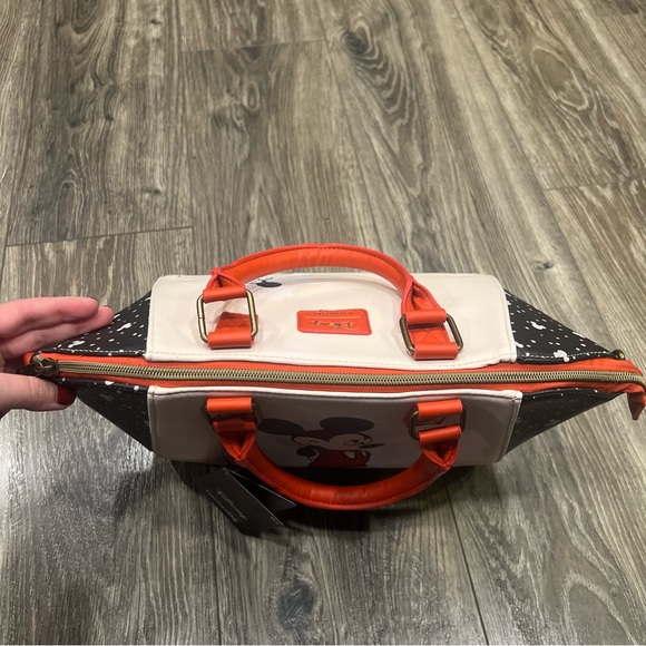 NWT! Loungefly Disney Shy Mickey Mouse Handbag - Picture 2 of 5